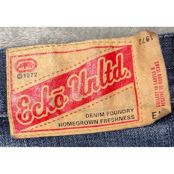 Vintage Men's Ecko Unltd HammerLoop Jeans Skater Baggy Wide Carpenter Size 40x34 - Picture 8 of 10